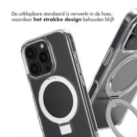 Accezz Ring Stand Backcover met MagSafe Apple iPhone 16 Pro - Transparant