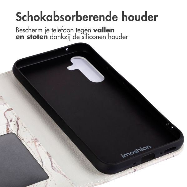 imoshion Design Bookcase Samsung Galaxy A54 (5G) - Sandy Marble