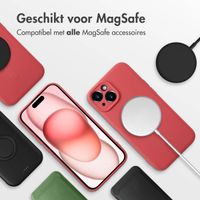 imoshion Color Backcover met MagSafe iPhone 15 - Dusty Rose