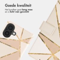imoshion Design Bookcase Apple iPhone 16 - Beige Graphic