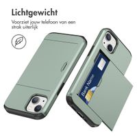 imoshion Backcover met pasjeshouder Apple iPhone 14 - Donkergroen
