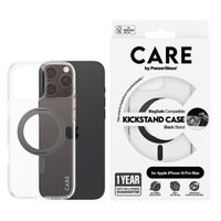 CARE by PanzerGlass Kickstand Case MagSafe iPhone 16 Pro Max - Zwart