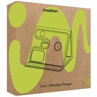 imoshion 3-in-1 Opvouwbare draadloze oplader Apple - iPhone / AirPods / Apple Watch - Grijs