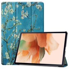 imoshion Design Trifold Bookcase Samsung Galaxy Tab S8 Plus / Tab S7 FE 5G / Tab S7 Plus - Groene Plant