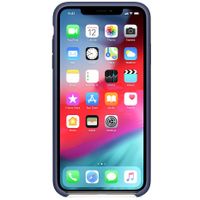 Apple Leather Backcover Apple iPhone Xs Max - Midnight Blue