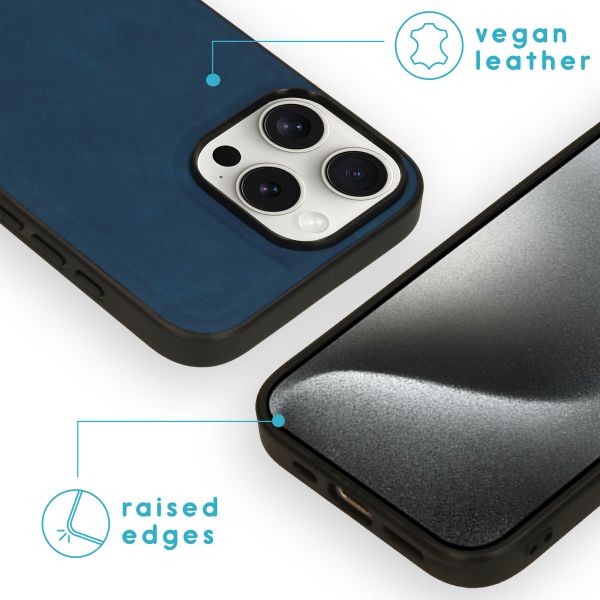 imoshion Uitneembare 2-in-1 Luxe Bookcase Apple iPhone 16 Pro Max - Blauw