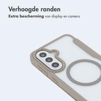 imoshion Transparante Bookcase met MagSafe Samsung Galaxy A57 (5G) - Beige