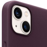 Apple Leather Backcover MagSafe Apple iPhone 13 Mini - Dark Cherry