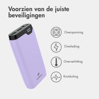 imoshion Powerbank 20.000 mAh - 22,5W Snellader - USB-C / USB-A - Lila
