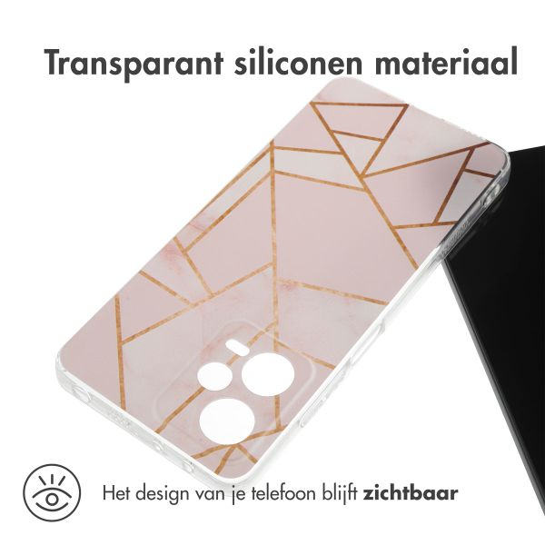 imoshion Design hoesje Xiaomi Redmi Note 12 Pro (5G) - Pink Graphic