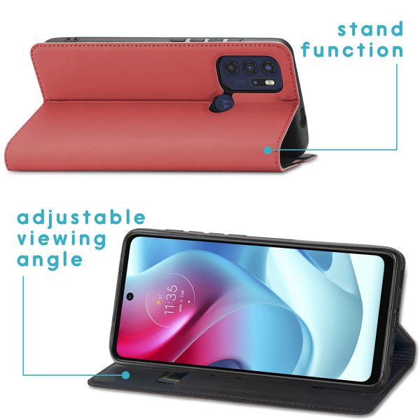 imoshion Slim Folio Bookcase Motorola Moto G60s - Rood