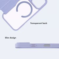 imoshion Transparent Wallet Case with MagSafe Apple iPhone 18 Pro / 17 Pro - Lilac