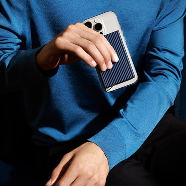 Secrid Cardprotector MagSafe Fluted - Pashouder - Navy