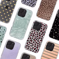 imoshion Design hoesje Apple iPhone 16 Pro - Leaves Line-Art