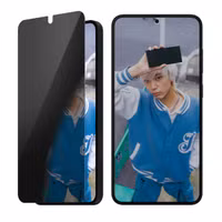 PanzerGlass Privacy Ultra-Wide Fit Anti-Bacterial Screenprotector incl. applicator Samsung Galaxy S25 Plus