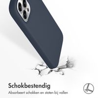 Accezz Liquid Silicone Backcover met MagSafe Apple iPhone 13 Pro Max - Donkerblauw