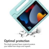 imoshion Kids-Proof Back Cover with Handle Apple iPad 9 (2021) 10.2 inch / iPad 8 (2020) 10.2 inch / iPad 7 (2019) 10.2 inch - Soft Blue