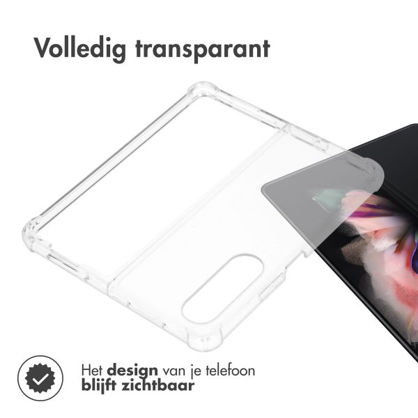 Accezz Clear Backcover Samsung Galaxy Z Fold 4 - Transparant