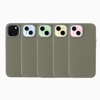 Accezz Mesh Backcover met MagSafe Apple iPhone 15 - Donkergrijs