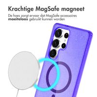 imoshion Sparkle Backcover met MagSafe Samsung Galaxy S25 Ultra - Glitter Paars