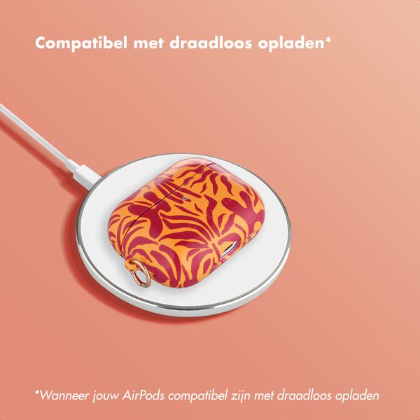 Selencia Vivid Case Apple AirPods Pro 3 - Tropical Vibes Apricot