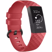 imoshion Siliconen bandje Fitbit Charge 3 / 4 - Rood