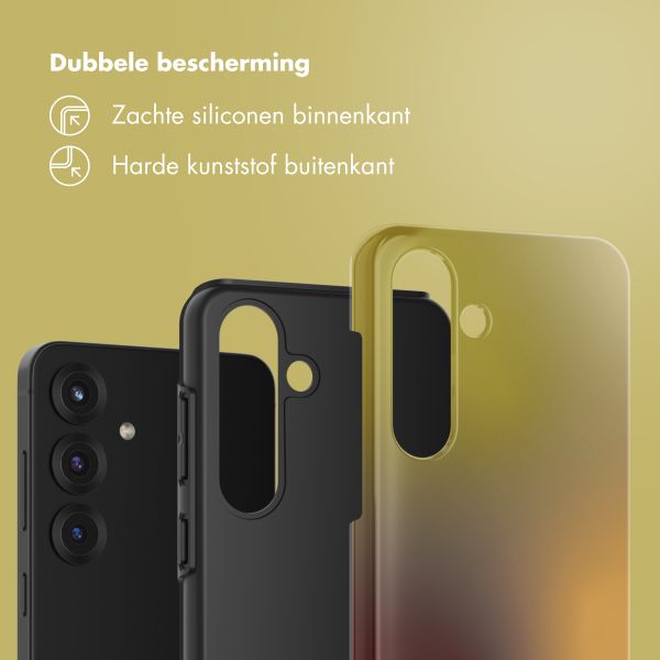 Selencia Vivid Backcover Samsung Galaxy S25 - Gradient Olive Dust