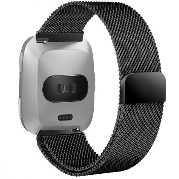 imoshion Milanees Watch bandje Fitbit Versa 2 / Versa Lite - Zwart