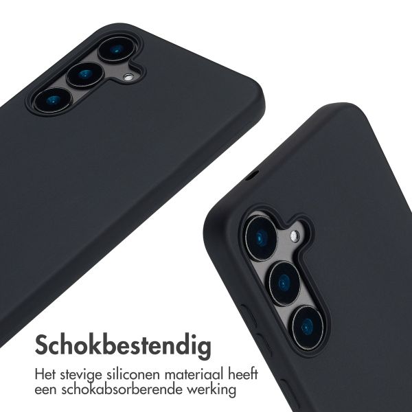 imoshion Siliconen hoesje met koord Samsung Galaxy S25 FE - Zwart