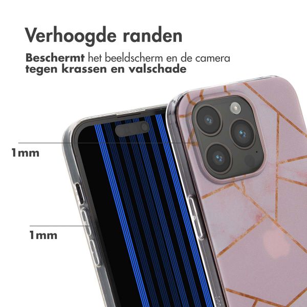 imoshion Design hoesje Apple iPhone 15 Pro - Pink Graphic