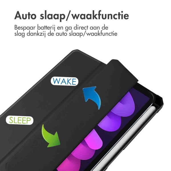 imoshion Trifold Hardcase Bookcase Apple iPad Mini 7 (2024) / iPad Mini 6 (2021) - Zwart