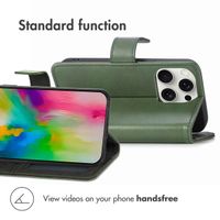 imoshion Luxury Bookcase Apple iPhone 16 Pro - Green