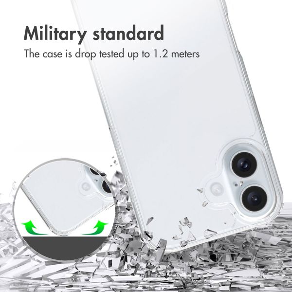 Accezz Xtreme Impact Back Cover Apple iPhone 16 - Transparent