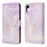 imoshion Design Bookcase iPhone Xr - Purple Marble