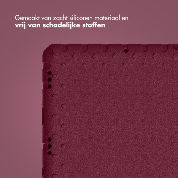 imoshion Kidsproof Backcover met handvat Samsung Galaxy Tab A11 Plus / A9 Plus - Velvet Plum