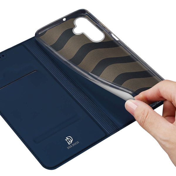 Dux Ducis Slim Softcase Bookcase Samsung Galaxy A16 - Donkerblauw