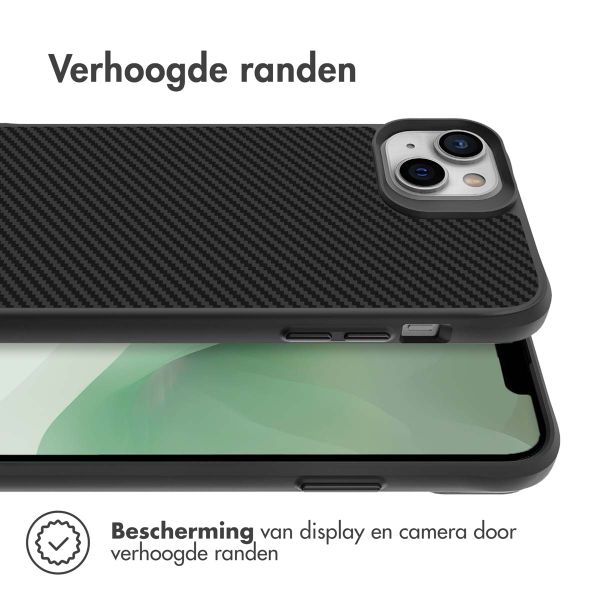 imoshion Rugged Hybrid Carbon Case iPhone 14 Plus - Zwart