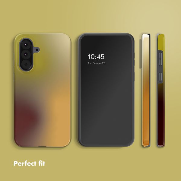 Selencia Vivid Back Cover Samsung Galaxy A37 (5G) - Gradient Olive Dust