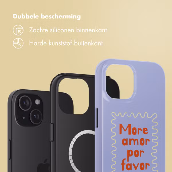 Selencia Vivid Backcover met MagSafe Apple iPhone 15 - More Amor
