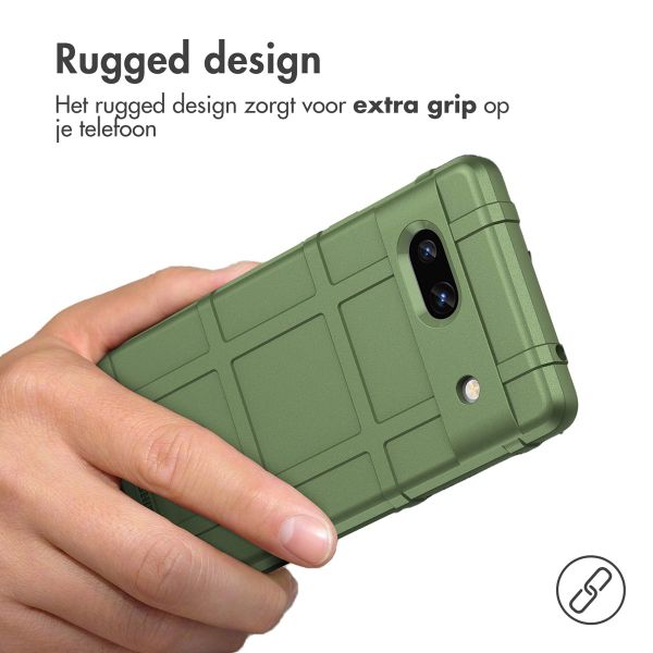 imoshion Rugged Shield Backcover Google Pixel 7a - Donkergroen