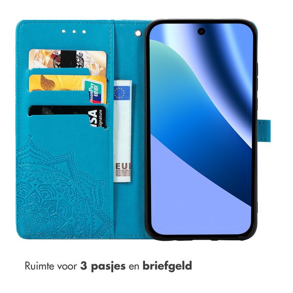 imoshion Mandala Bookcase Google Pixel 10a - Turquoise