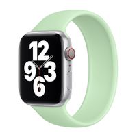 Apple Siliconen solobandje Apple Watch | 44/45/46/49 mm - Maat 9 - Pistachio