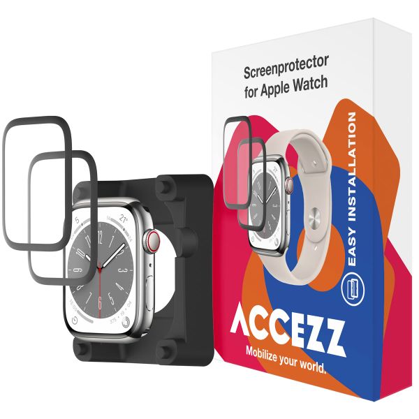 Accezz 2x Screenprotector met applicator Apple Watch Series 1-3 - 42 mm