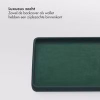 Selencia Olyn Uitneembare Bookcase met MagSafe Samsung Galaxy S25 Ultra - Groen