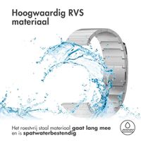 Selencia Stalen magnetisch bandje  - Universeel 22 mm aansluiting - Zilver