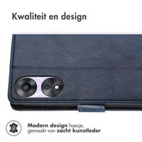 imoshion Luxe Bookcase Oppo A58 (4G) - Donkerblauw