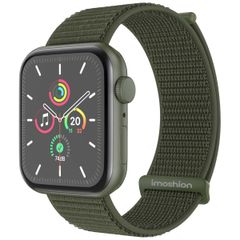 imoshion Nylon bandje Apple Watch Series 1 t/m 9 / SE (38/40/41 mm) | Series 10 / 11 (42 mm) - Army Green