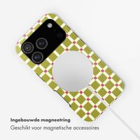 Selencia Vivid Backcover met MagSafe Apple iPhone 18 Pro / 17 Pro - Check This Olive