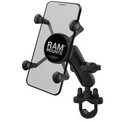 RAM Mounts X-Grip® U-Bolt telefoonhouder fiets/motor/scooter - Universeel - Klein - Zwart