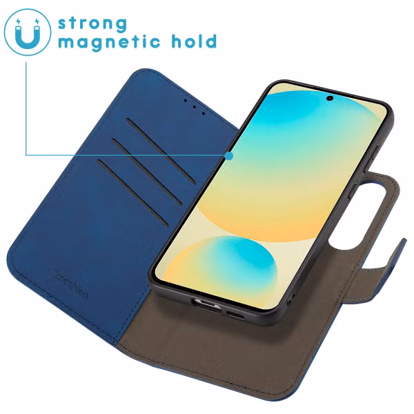 imoshion Uitneembare 2-in-1 Luxe Bookcase Samsung Galaxy S24 FE - Blauw